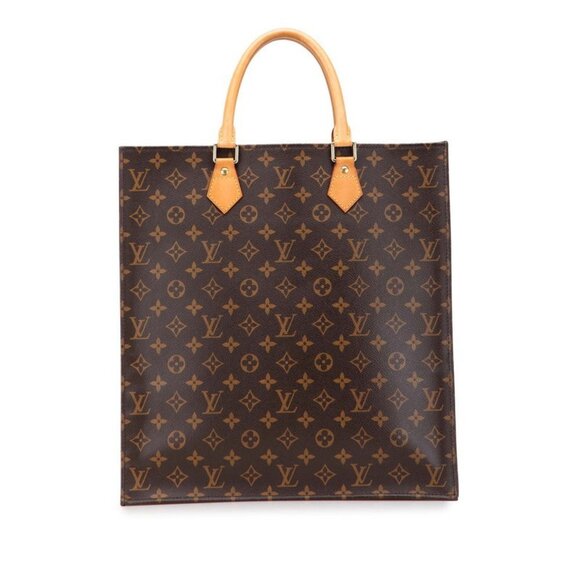 Louis Vuitton Handbags - LOUIS VUITTON Brown Monogram Leather Tote Bag